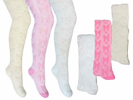 Колготки для девочки жаккардовые KBS